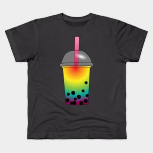 Gay Boba (Pink Straw) Kids T-Shirt